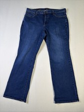 Nydj Jeans Made In USA Barbara Bootcut Liftxtuck 5 Pocket Blue Jeans 16 Waist