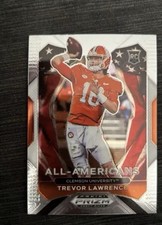 2021 Panini Prizm Draft Picks AllAmerican Trevor Lawrence #181 Silver Prizm (RC)