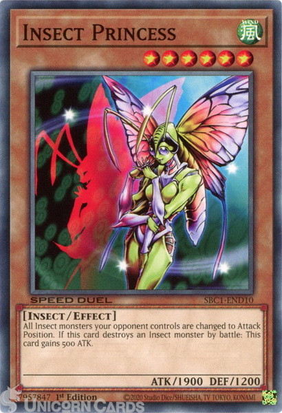SBC1-END10 Insect Princess :: Common 1st Edition YuGiOh Card