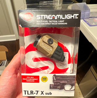 Streamlight TLR 7 X sub Rail Weapon Light 500 Lumens Multi Fuel Tan