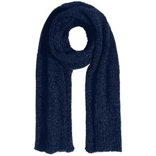 Pleneal Scarf for Women, Soft Chenille Winter Scarves, Womens Warm Dark Blue