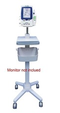 4 Wheel  metal frame  Mobile Rolling  stand Cart for Welch Allyn LXI monitor