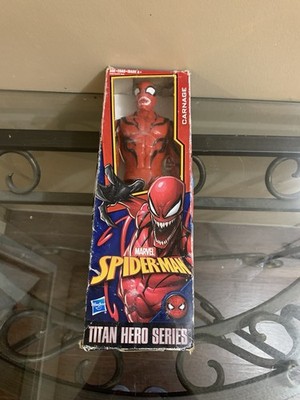 Marvel Spider-Man Titan Hero Series Villains Carnage action figure