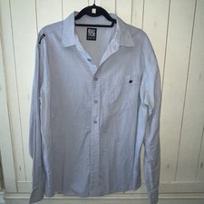 Enyce Men's Grey Button Up Casual Long Sleeve  Sport Shirt Sz XL Sean Combs Rap
