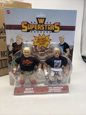WWE Wrestling Superstars Dusty & Cody Rhodes Mattel Creations SEALED MAILER