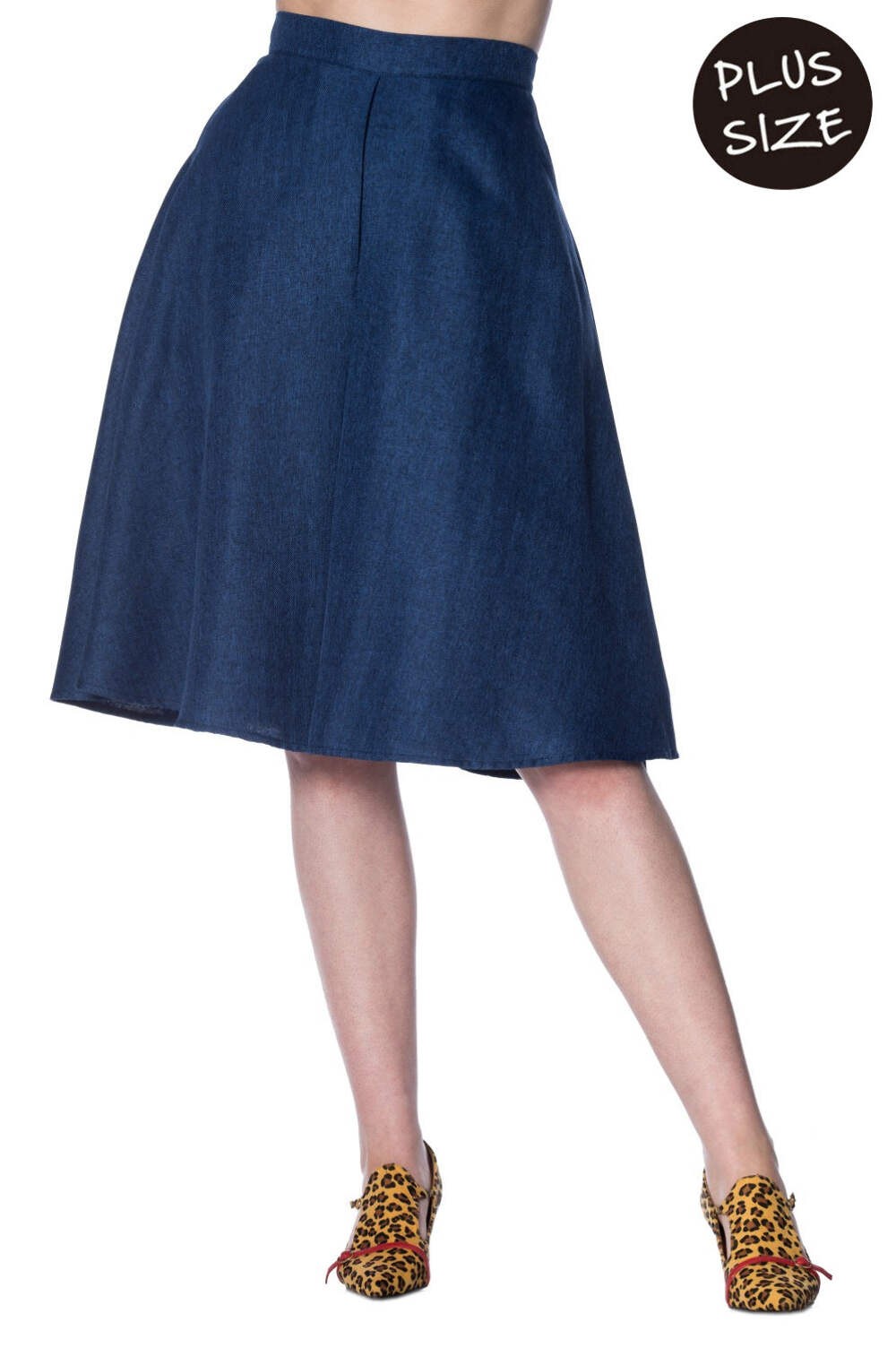 Banned Apparel - Secretary Flare Skirt