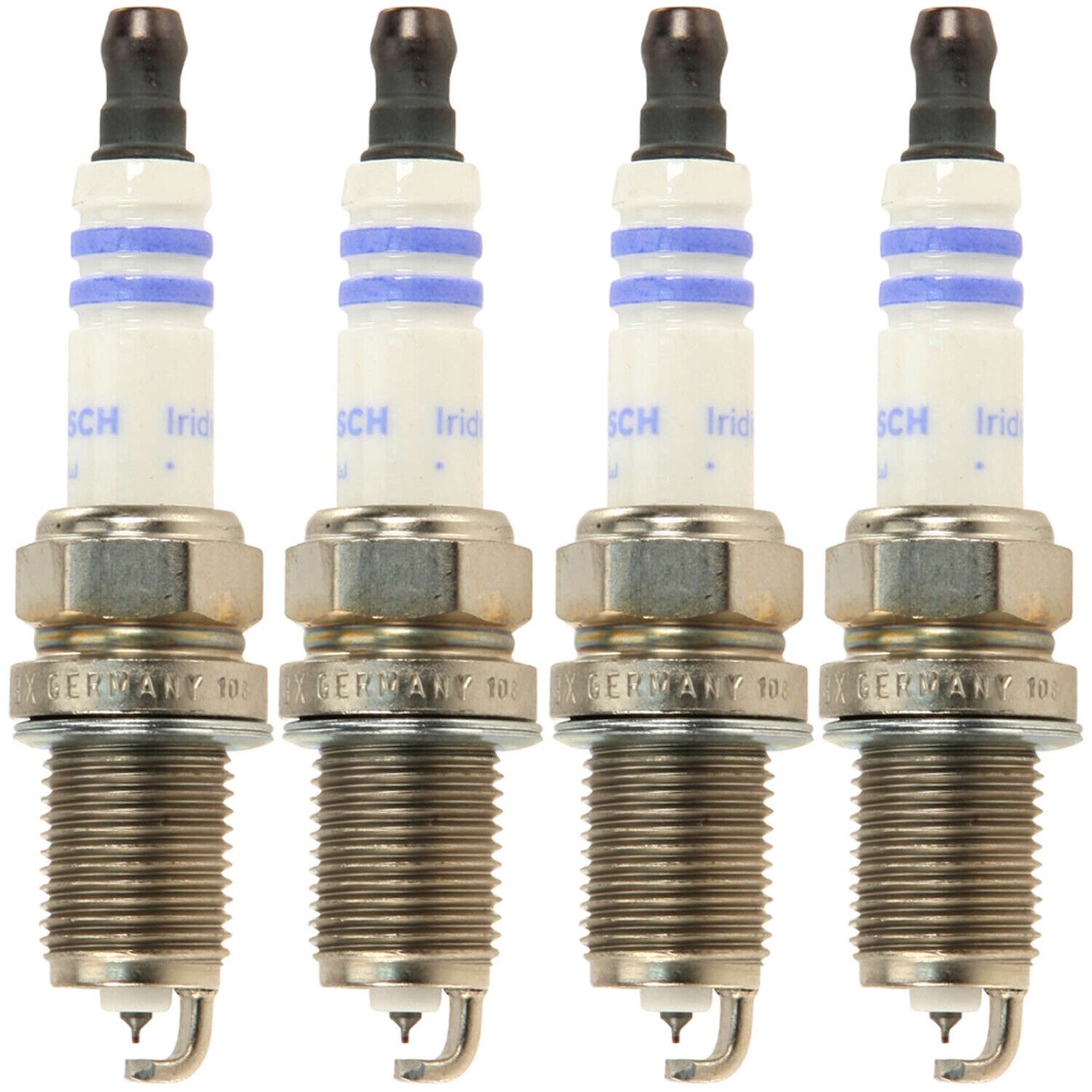 Bosch 9600 Set of 4 OE Fine Wire Double Iridium Spark Plug for Dodge Plymouth L4