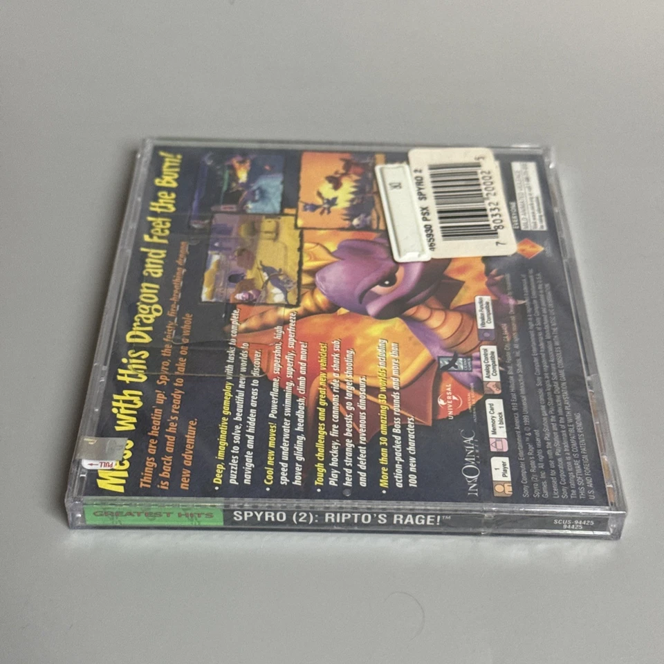 Spyro the Dragon [ Greatest Hits ] - Playstation 1 , PS1 * FACTORY SEALED * NEW - Image 4 of 4