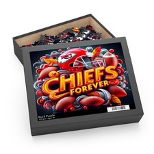 NFL Kansas City Chiefs Football  Puzzle 120-Piece 