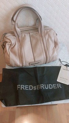 Freds Bruder Caennchen Leder Tasche Taupe