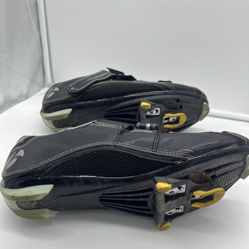 BONTRAGER SONIC WOMENS CYCLING SHOE BLACK/BLUE/SILVER 42/10.5 Bike Race - Picture 12 of 15