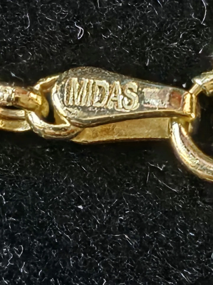 Kovolut Midas Erbskette 585/375 mit Anhängern in Gelbgold Edelsteine/ Diamant - Bild 3 von 4