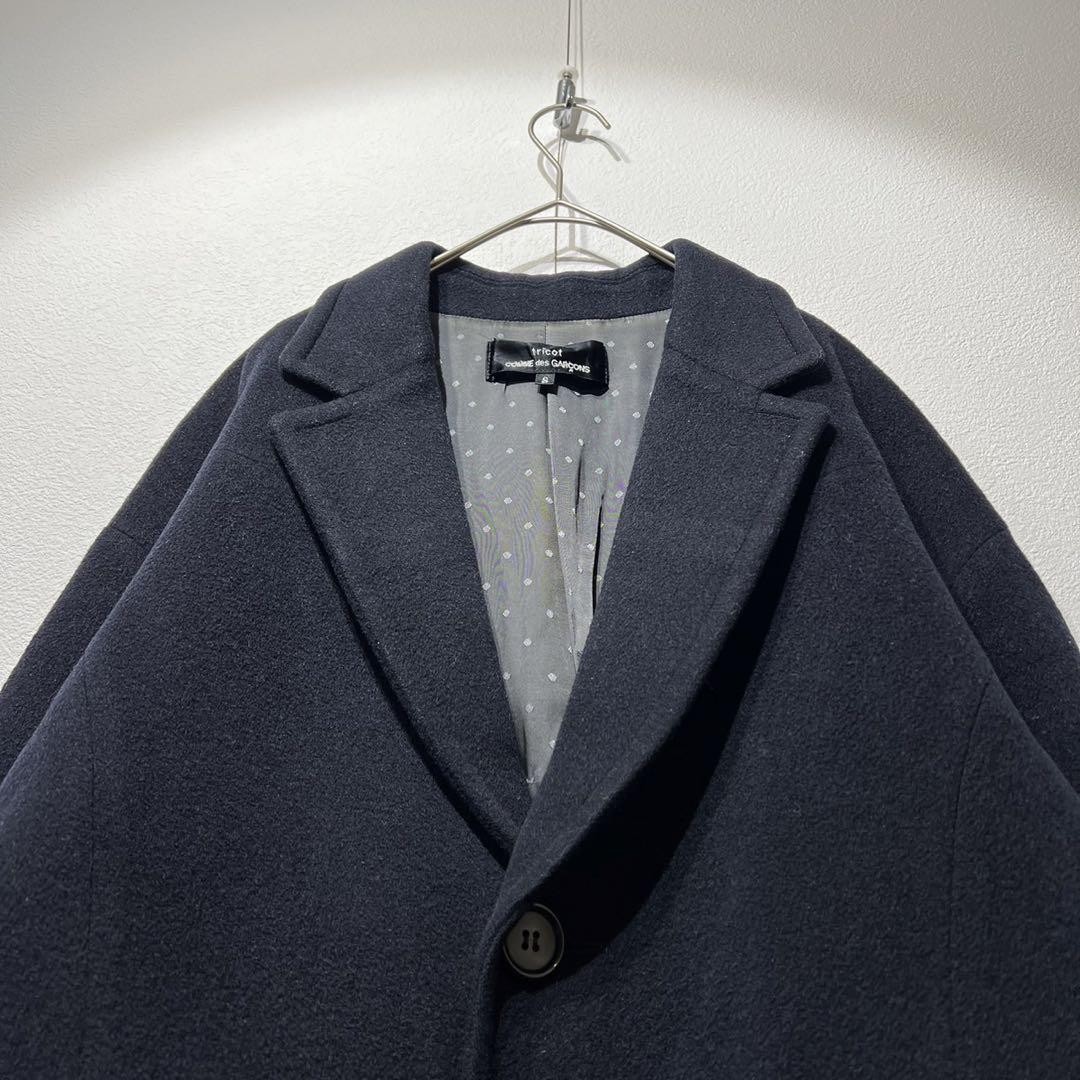 tricot COMME des GARCONS 14 High Quality Design Chester Coat Wool