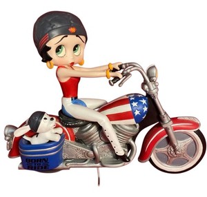 Betty Boop Motorcycle Figurine | eBay