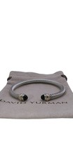 David Yurman Black Onyx & 14k Bangle 5mm Sz M...