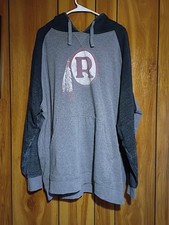 Pro Line Fanatics Washington Redskins Football Grey Hoodie Sweatshirt Mens XL