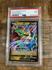 POKEMON 2023 Crown Zenith RAYQUAZA V #100 PSA 9 Mint RARE 2