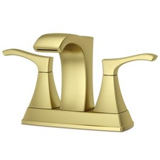 Pfister Venturi Bathroom Sink Faucet, 4-Inch Centerset, 2-Handle, 3-Hole, NSF...