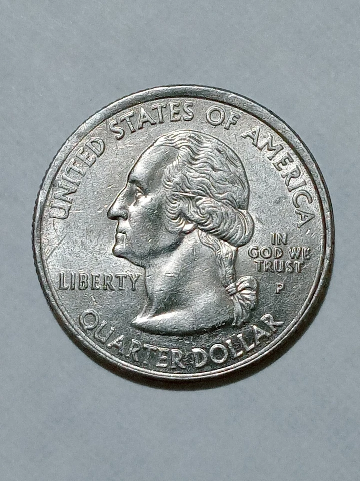 2000-P Virginia state quarter with off center planchet error - Image 2 of 4