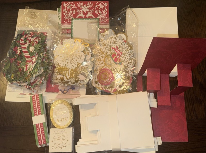 Anna Griffin Christmas Partial Pop-Up Card Making Kit - Make ~35 cards! ￼