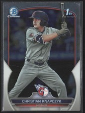 2023 Bowman Draft Chrome #BDC-180 Christian Knapczyk Chrome