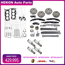 Head Gasket Set Timing Chain Kit w/VVT For Ford F-150 Fusion Edge 2.7 2015-2019