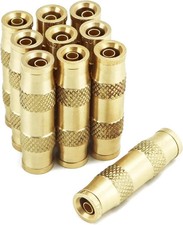 QWORK Push to Connect Fittings 1/4" Tube, Air Hose Fittings, 10 Pack Air Compres