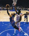 JALEN BRUNSON SIGNED AUTOGRAPH 8X10 PHOTO NEW YORK KNICKS COA