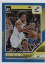 2024-25 Panini Donruss Optic Aqua Prizm 35/225 Collin Sexton #151 1t4l