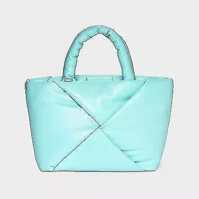 Новая дневная сумка-тоут светло-голубого цвета 3290₽