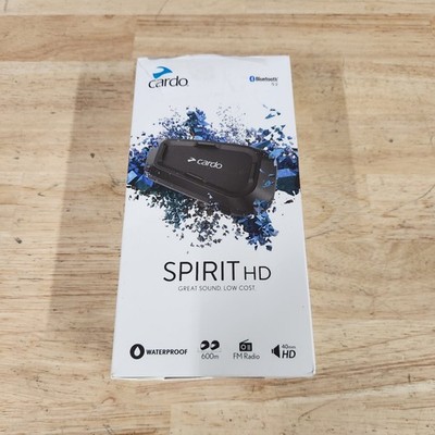 Cardo Spirit HD Motorcycle Intercom Bluetooth Communication System