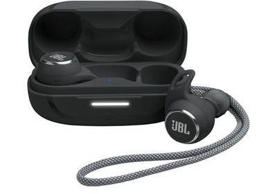 JBL WIRELESS REFLECT BLUETOOTH EARBUDS EARPHONES HEADSET SOUND MUSIC BLACK STERO