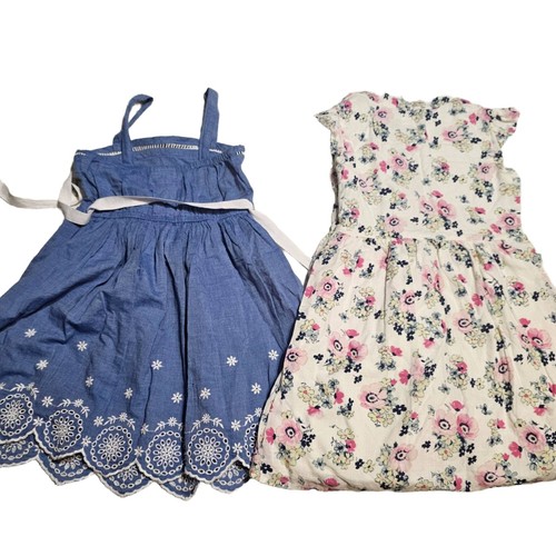 Girls Dress Floral and Chambray bundle of two dresses size Small - Picture 10 of 10
