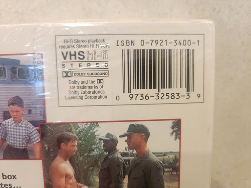 Vintage Forrest Gump VHS NEW SEALED Watermarks Paramount Tom Hanks *See Desc* - Picture 6 of 18