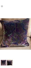 Ralph Lauren Home Rutherford Park Velvet Paisley 20x20 Pillow