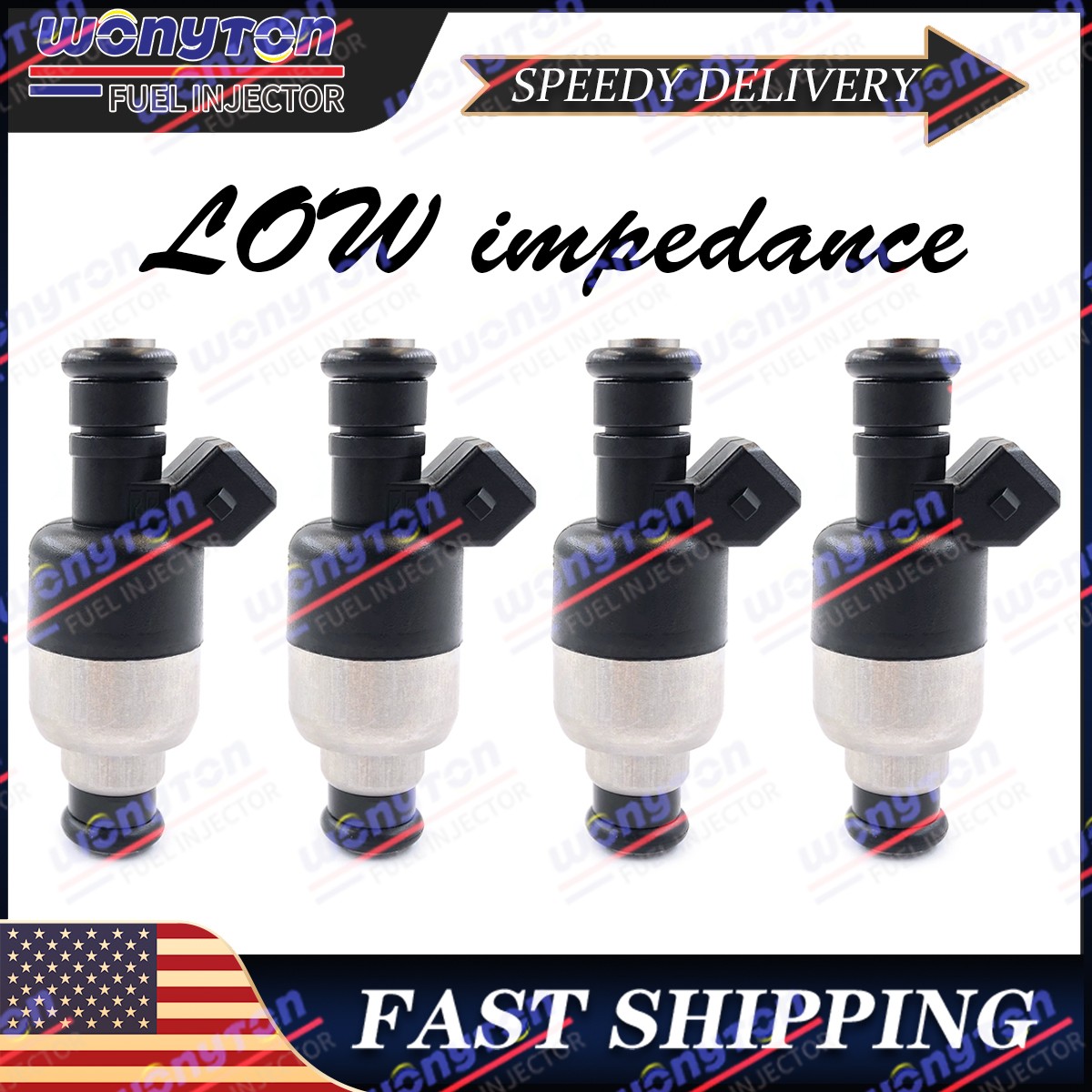 4x Delph* Upgrade Injectors For 1991-1992 Lotus Elan Isuzu Impulse