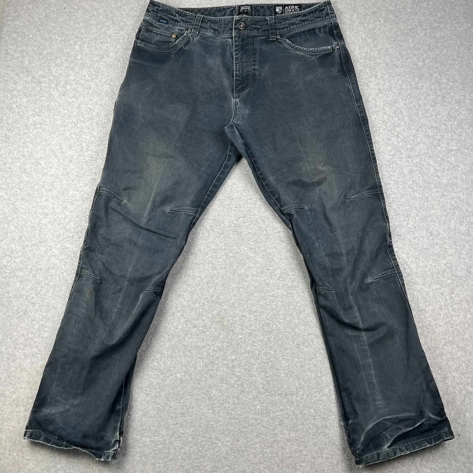 KUHL Ryder Pants Hiking Canvas Stretch 36x32 Mens Grey Patina Outdoors Trail
Opens in a new window o