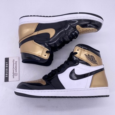 Size 10.5 - Air Jordan 1 Retro OG NRG High Gold Toe for sale