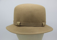 Cappagallo Vintage 100 Wool Felt Fedora Hat Women's Beige