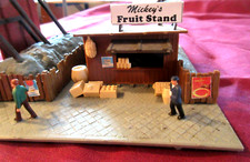 HO Scale Train Building Fruit Stand Built unt...
