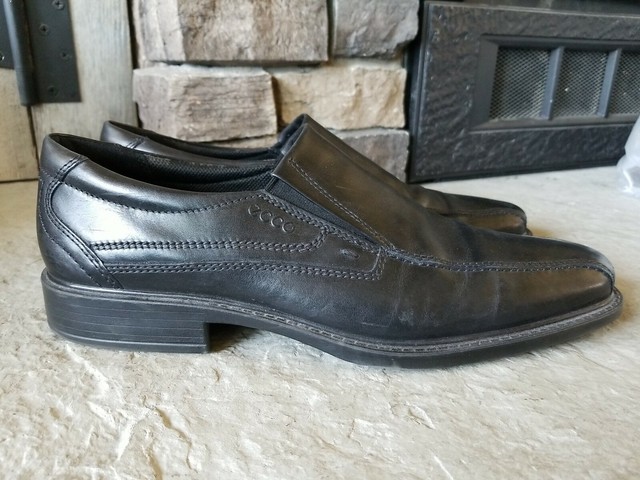 ecco new jersey slip on black