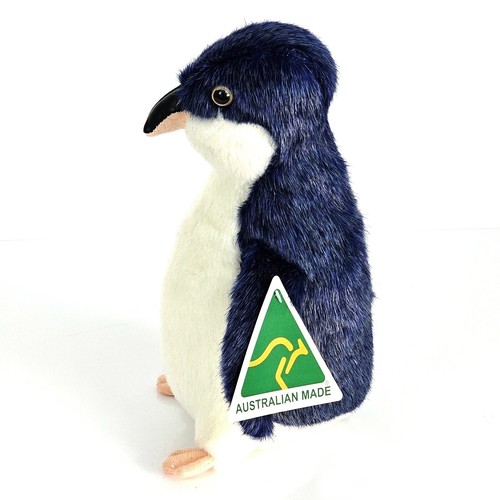 Australian Made Blue Fairy Penguin Bird Soft Plush Stuffed Toy Animal Souvenir - Picture 2 of 11