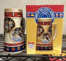 Anheuser-Busch 1988 Commemorative Seoul Summer Olympic Games Beer Stein/Mug