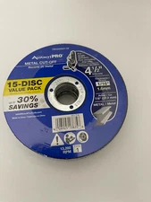 AVANTIPRO METAL CUT-OFF DISCS 15 PACK 4.5" BRAND NEW PBD045063115F