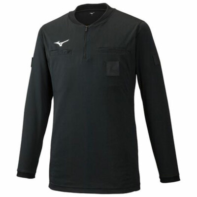 Mizuno JAPAN Football Soccer Referee Jersey Shirt Long Sleeve