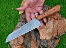 Damascus Chef Knife Custom Made Kitchen Knife -Hand Forged Damascus Steel 2846