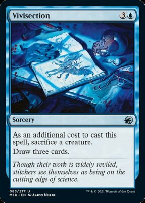 MTG Innistrad Midnight Hunt *FOIL* U Vivisection #083 | eBay