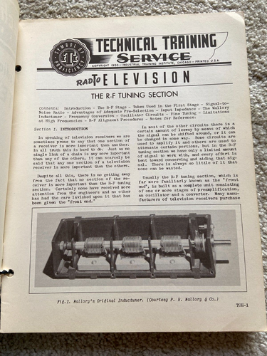 1950'S RADIO TELEVISION TRAINING MANUAL TECHNICAL STUDENT WORK BOOK EDUCATION - 第 9/15 張圖片