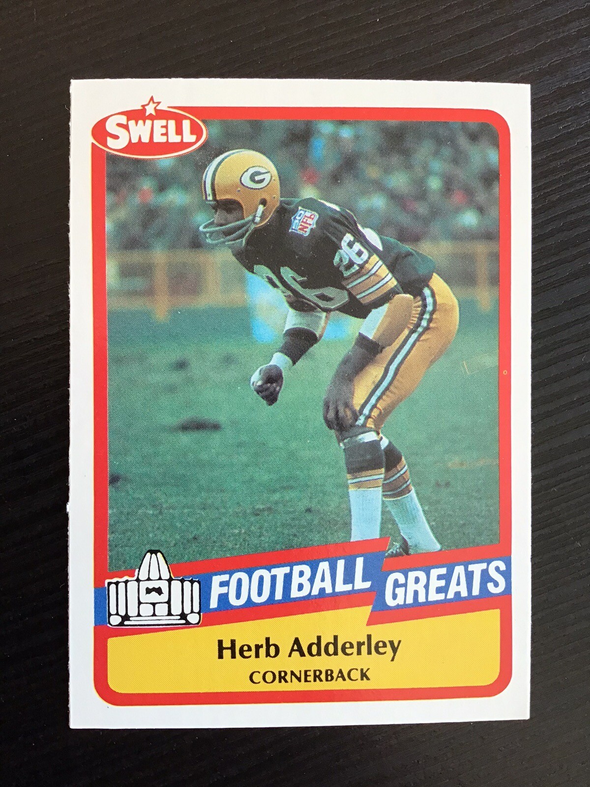 1989 Swell Greats #103 Herb Adderley - Green Bay Packers - HOF