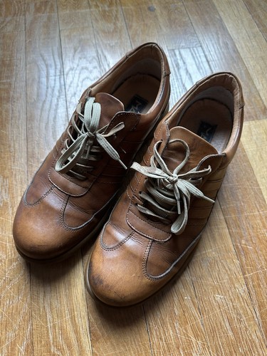 MANTA Herrenschuhe gebraucht Leder braun Gr. 43 Ref. N40